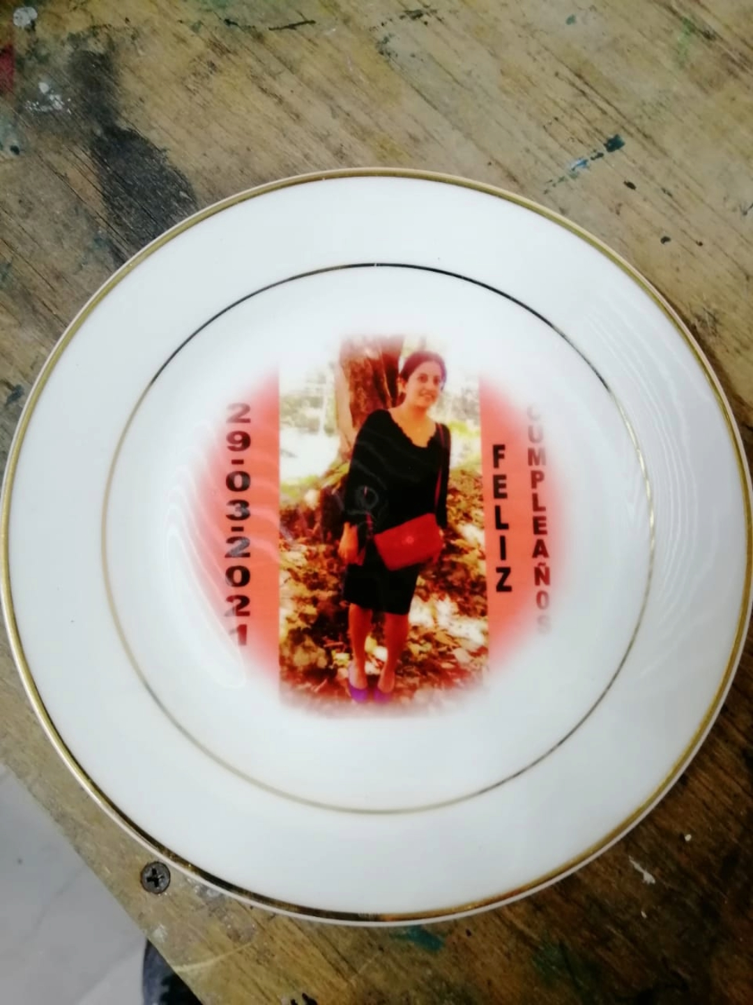 Adobe Express plato sublimado - file